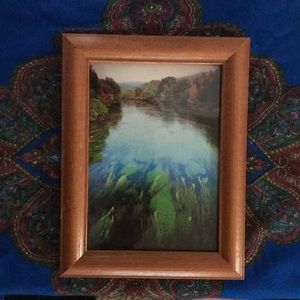 Sierra club Millers River framed picture
